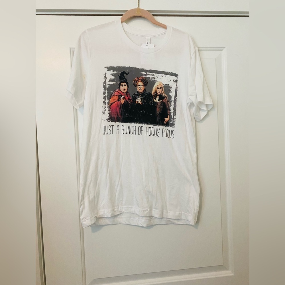 White Hocus Pocus Graphic T-Shirt